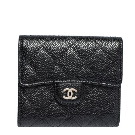 chanel caviar wallet 2017|Chanel 2017 Caviar Quilted Trifold Wallet .